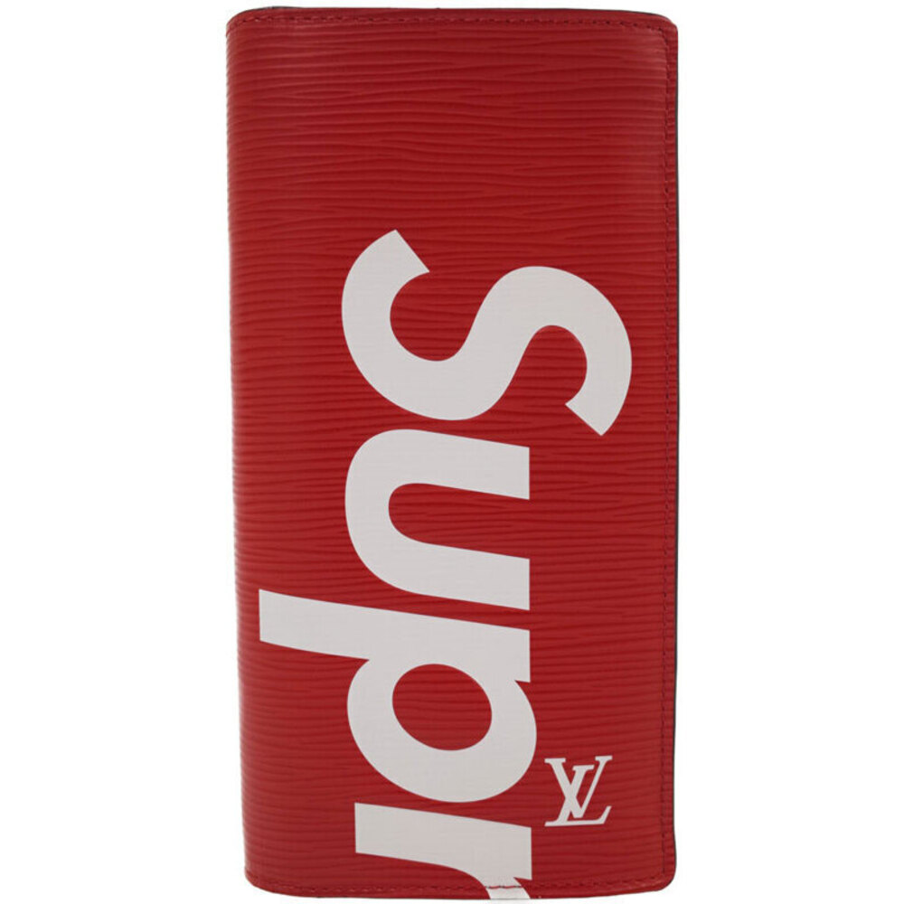 Louis Vuitton Epi Portefeuille Wallet Brazza Bi fold Long